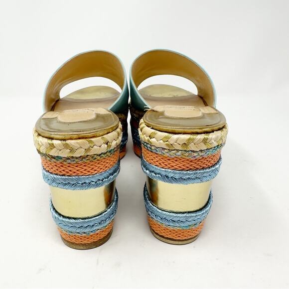 Christian Louboutin Myriama Espadrille Slip On Mules Sandals EU 37 - Picture 5 of 11